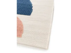New Alfombra exterior - geométrico con relieve - - 120 x 170 cm - MILA Multicolor