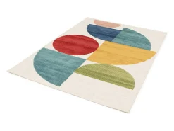 New Alfombra exterior - geométrico con relieve - - 120 x 170 cm - MILA Multicolor