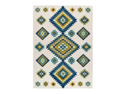 Clearance Alfombra exterior - étnico con relieve - - 80 x 150 cm - MILA Multicolor