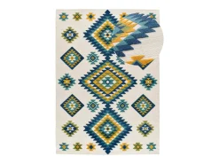 Sale Alfombra exterior - étnico con relieve - - 120 x 170 cm - MILA Multicolor