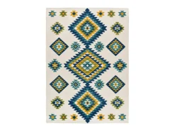 Sale Alfombra exterior - étnico con relieve - - 120 x 170 cm - MILA Multicolor