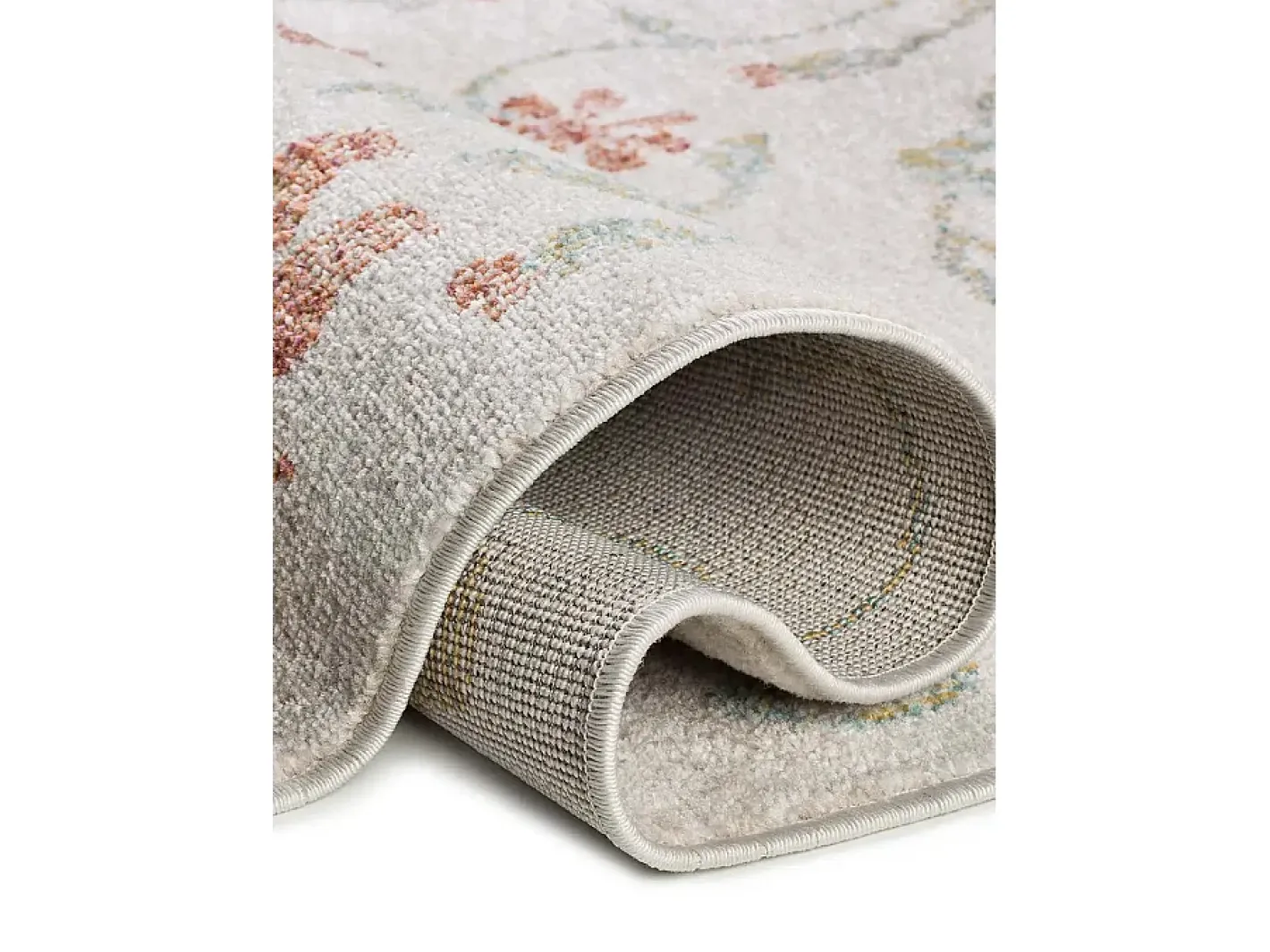 New Alfombra exterior - motivos florales - - 80 x 150 cm - SAMARA Beige / Multicolor