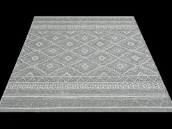 the carpet Alfombra De Exterior-Alfombra Exterior Interior diseño moderno - - 67 x 180 cm - CALGARY Gris