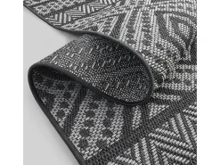 the carpet Alfombra Exterior Interior diseño moderno - Antracita - 140 x 200 cm - CALGARY Gris antracita Hot