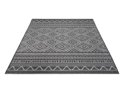 the carpet Alfombra De Exterior-Alfombra Exterior Interior diseño moderno - Antracita - 240 x 340 cm - CALGARY Gris antracita