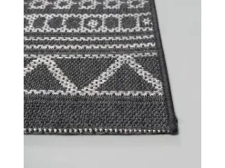 the carpet Alfombra Exterior Interior diseño moderno - Antracita - 120 x 160 cm - CALGARY Gris antracita New