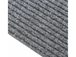 Clicnbuy Alfombra De Cocina-Alfombra felpudo atrapasuciedad 100x100 cm Gris