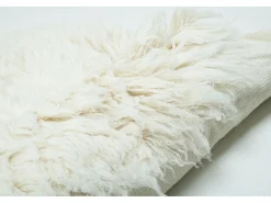 Discount Alfombra Flokati de Grecia diámetro 160 cm Naturaleza Flokos XXL Color natural claro