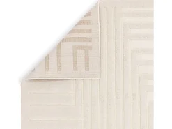 Alfombra De Salón-Alfombra geométrica - 120x170cm - crema - Valley Connection Blanco roto