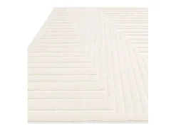 Alfombra De Salón-Alfombra geométrica - 120x170cm - crema - Valley Connection Blanco roto