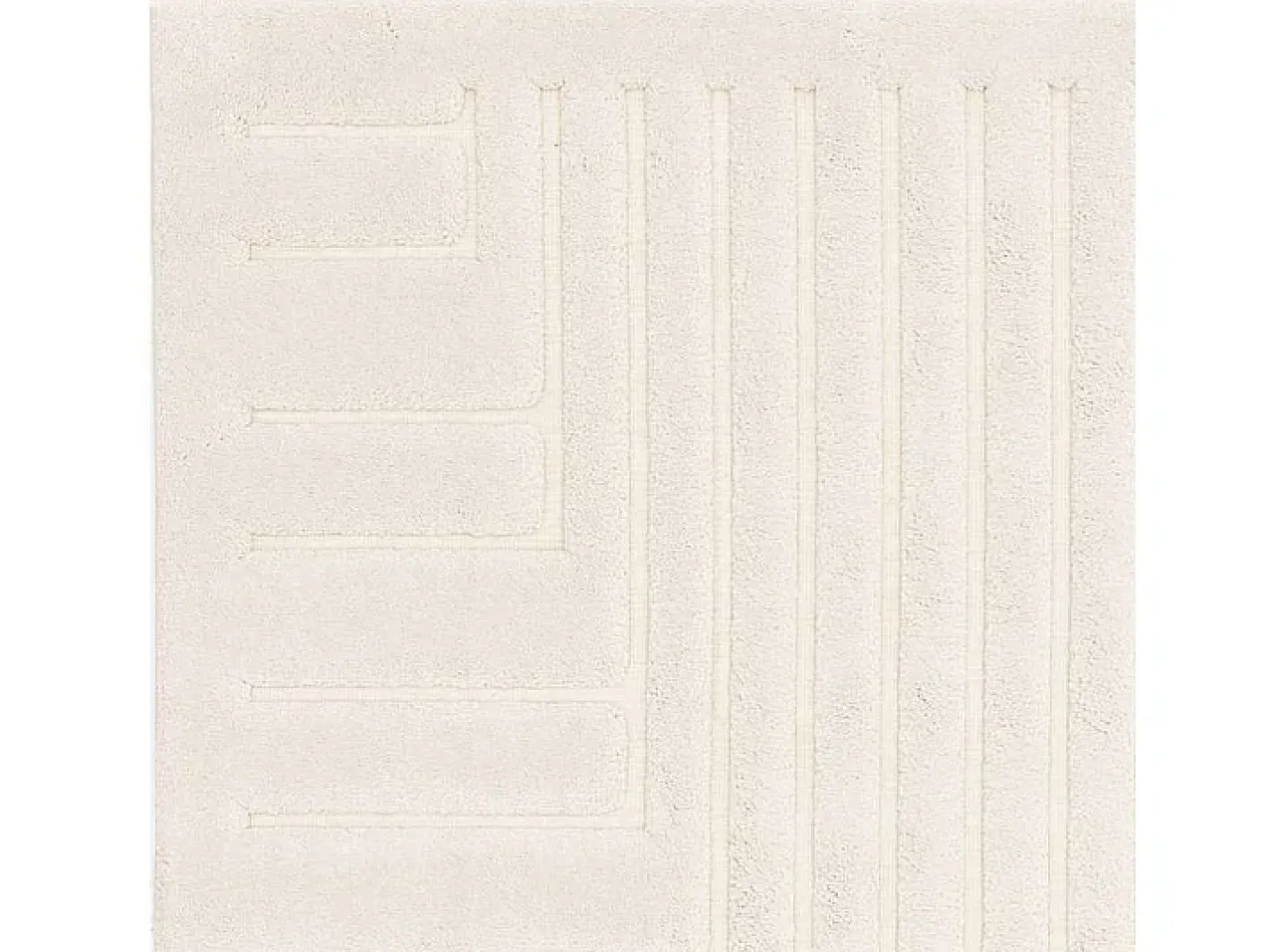 Online Alfombra geométrica - 200x290cm - crema - Valley Connection Blanco roto