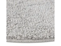 Alfombra 160 x 160 cm Polipropileno Gris New