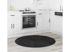 Alfombra oscuro 120 x 120 cm Polipropileno Gris Sale