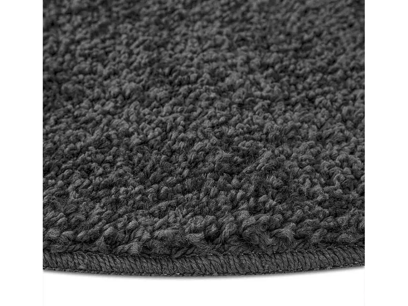 Alfombra oscuro 120 x 120 cm Polipropileno Gris Sale