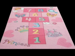Discount the carpet Alfombra Happy Life Juego Princesa - - 120x160 cm Rosa
