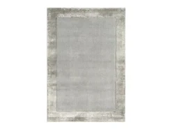Alfombra hecha a mano Alfombra hecha a mano de lana y viscosa - 200x290cm - Plata - Ascot Plateado New