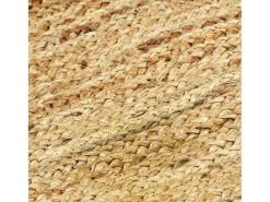 Online Clicnbuy Alfombra hecha a mano de yute natural 160x230 cm Marru00f3n
