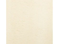Discount Alfombra HUARTE de pelo corto suave y lavable en color crema, Ø 80 cm Blanco