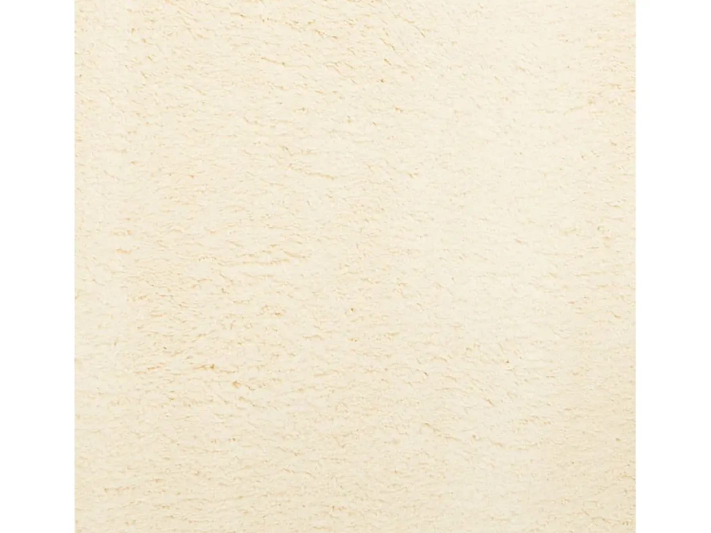 Discount Alfombra HUARTE de pelo corto suave y lavable en color crema, Ø 80 cm Blanco