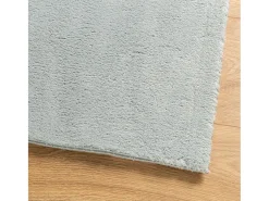 Alfombra De Cocina-Alfombra HUARTE de pelo corto suave y lavable 140x200 cm Azul