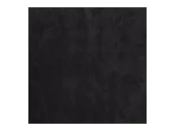 Alfombra HUARTE de pelo corto suave y lavable negra 200x200 cm Negro