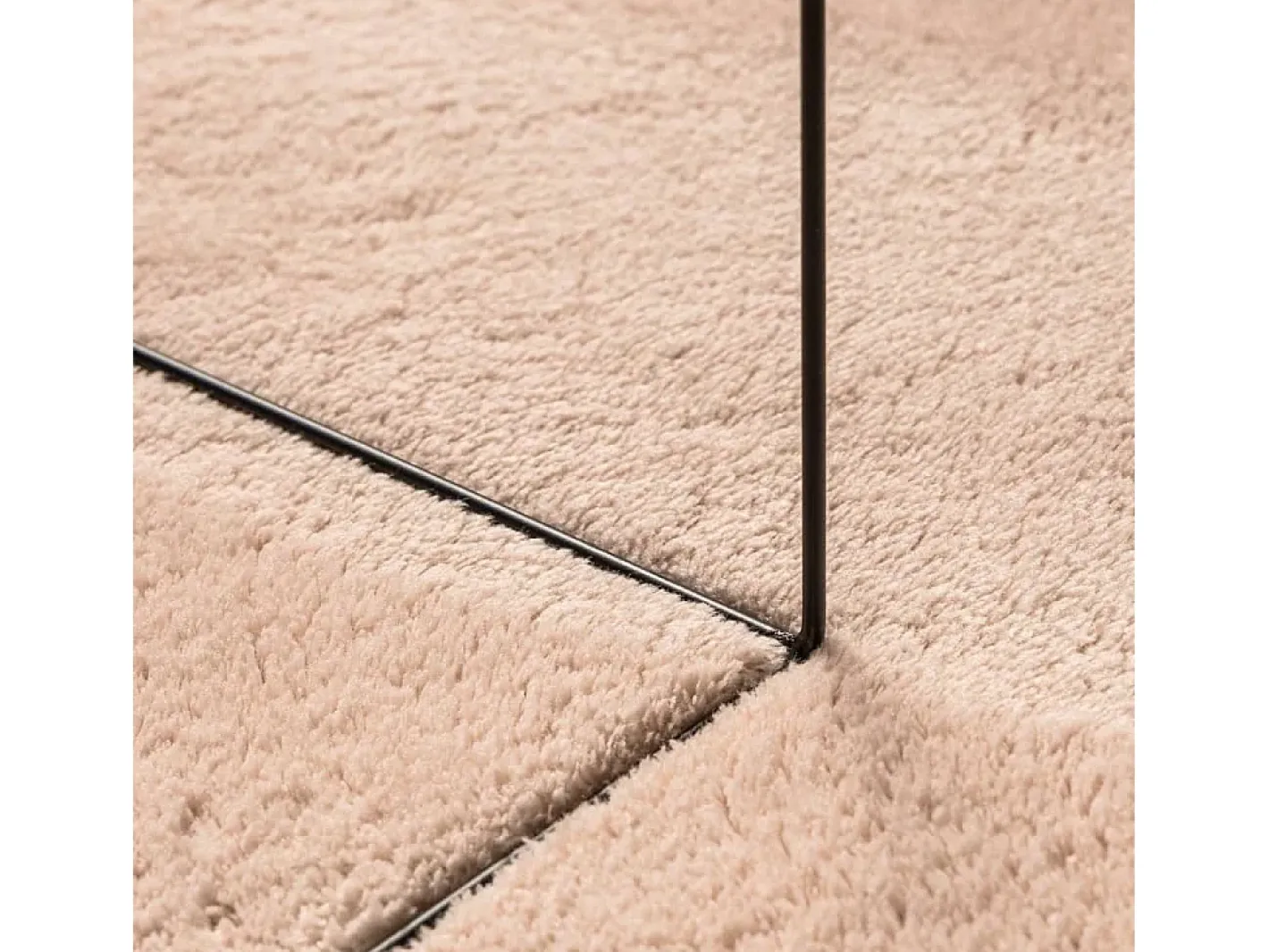 Alfombra HUARTE de pelo corto suave lavable rojo claro 160x230 cm Rosa Online