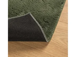 Alfombra HUARTE de pelo corto suave y lavable bosque 60x110cm Verde Clearance