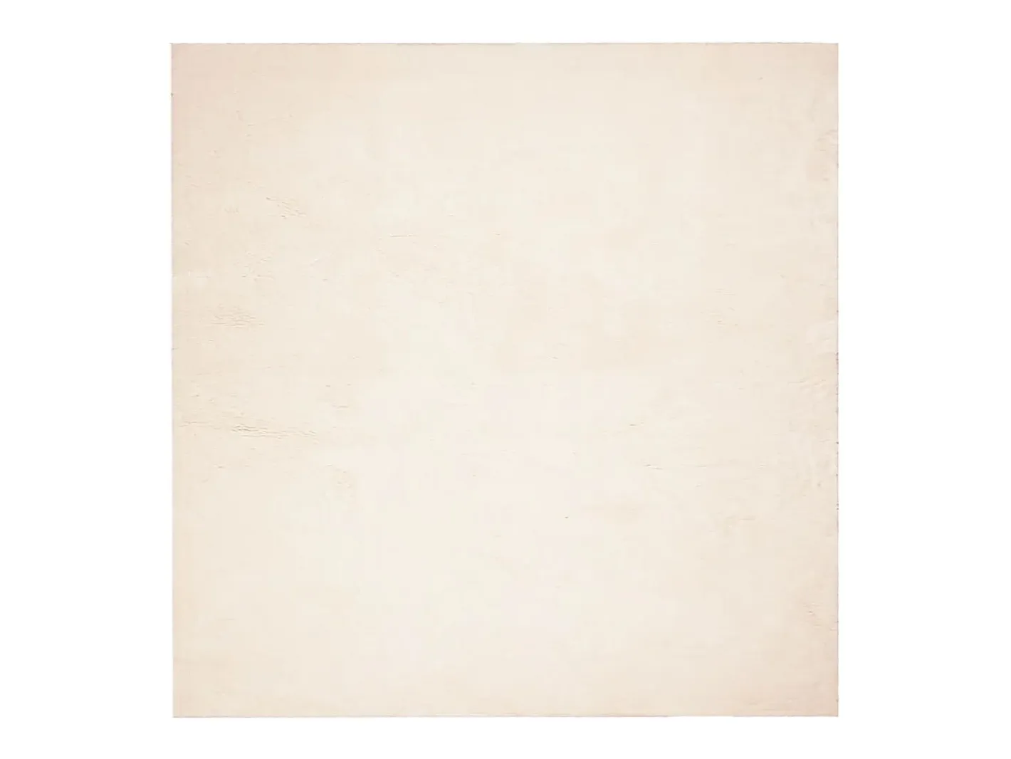 Alfombra HUARTE de pelo corto suave y lavable 240x240 cm Beige Discount