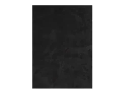 Alfombra HUARTE de pelo corto suave y lavable negra 140x200 cm Negro