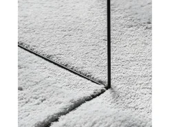 Alfombra HUARTE de pelo corto suave y lavable en 80x250 cm Gris Best