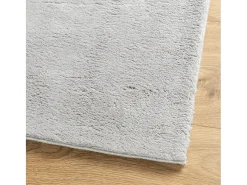 Alfombra HUARTE de pelo corto suave y lavable en 80x250 cm Gris Best