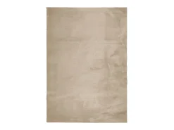 Alfombra De Cocina-Alfombra HUARTE de pelo corto suave y lavable arena 160x230 cm Marru00f3n