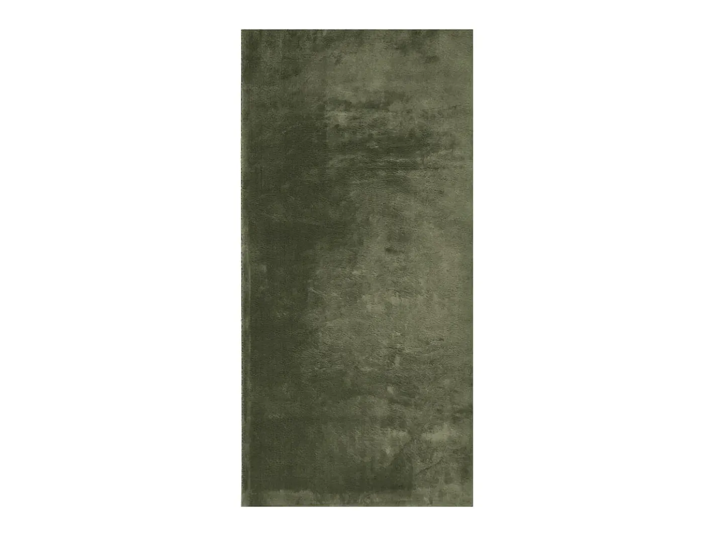 Alfombra De Cocina-Alfombra HUARTE de pelo corto suave y lavable color bosque 100x200 cm Verde