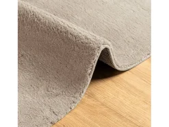Alfombra De Cocina-Alfombra HUARTE de pelo corto suave y lavable, color arena, 60x110 cm Marru00f3n