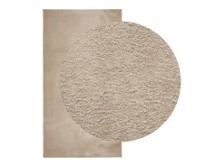 Alfombra De Cocina-Alfombra HUARTE de pelo corto suave y lavable, color arena, 60x110 cm Marru00f3n