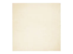 Sale Alfombra HUARTE de pelo corto suave y lavable color crema 120x120 cm Blanco