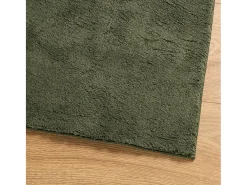 Alfombra De Cocina-Alfombra HUARTE de pelo corto suave y lavable color bosque 240x340 cm Verde