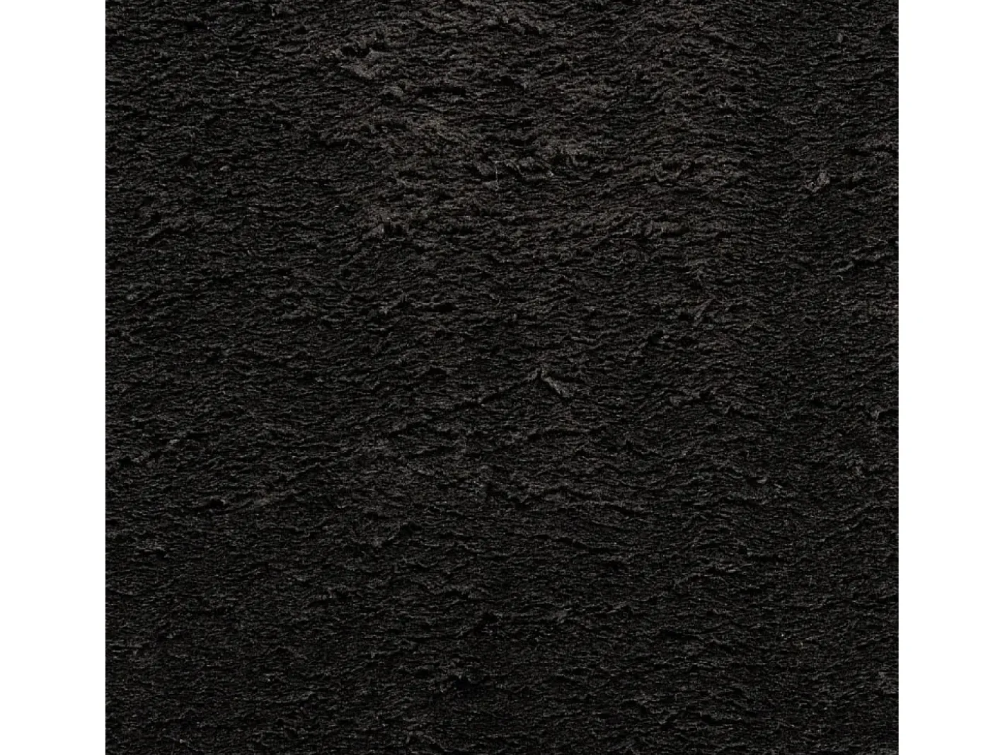 Best Alfombra HUARTE de pelo corto suave y lavable negra 80x200 cm Negro