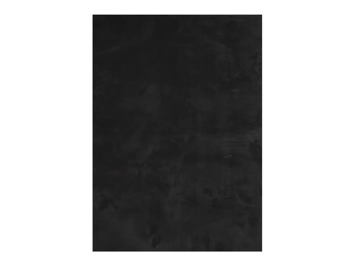 Alfombra HUARTE de pelo corto suave y lavable negra 120x170 cm Negro Clearance
