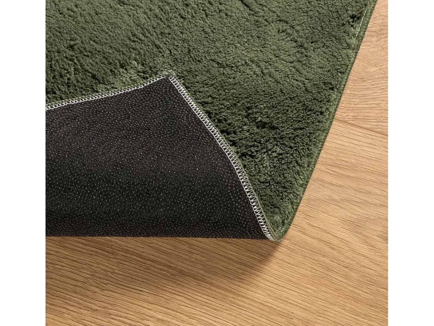Discount Alfombra HUARTE de pelo corto suave y lavable color bosque 160x230 cm Verde