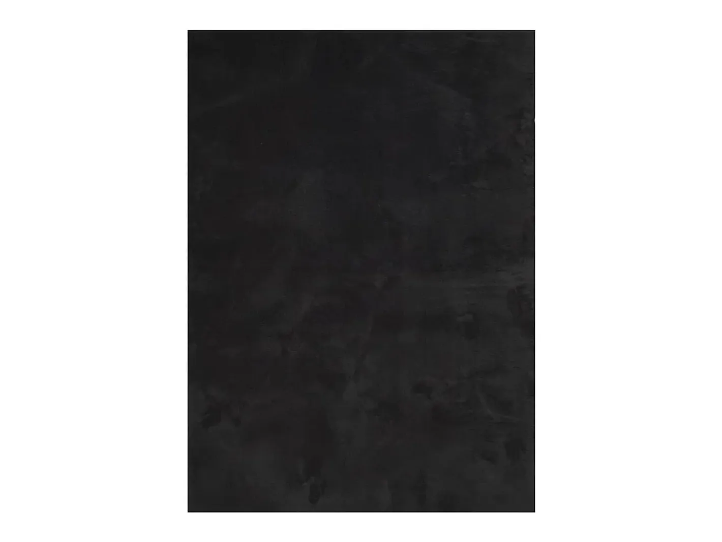 Alfombra De Cocina-Alfombra HUARTE de pelo corto suave y lavable negra 160x230 cm Negro