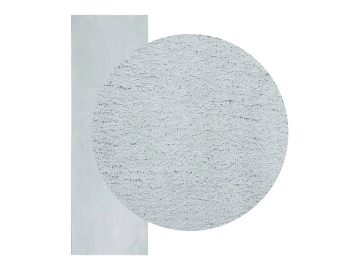 Alfombra De Cocina-Alfombra HUARTE de pelo corto suave y lavable 80x250 cm Azul