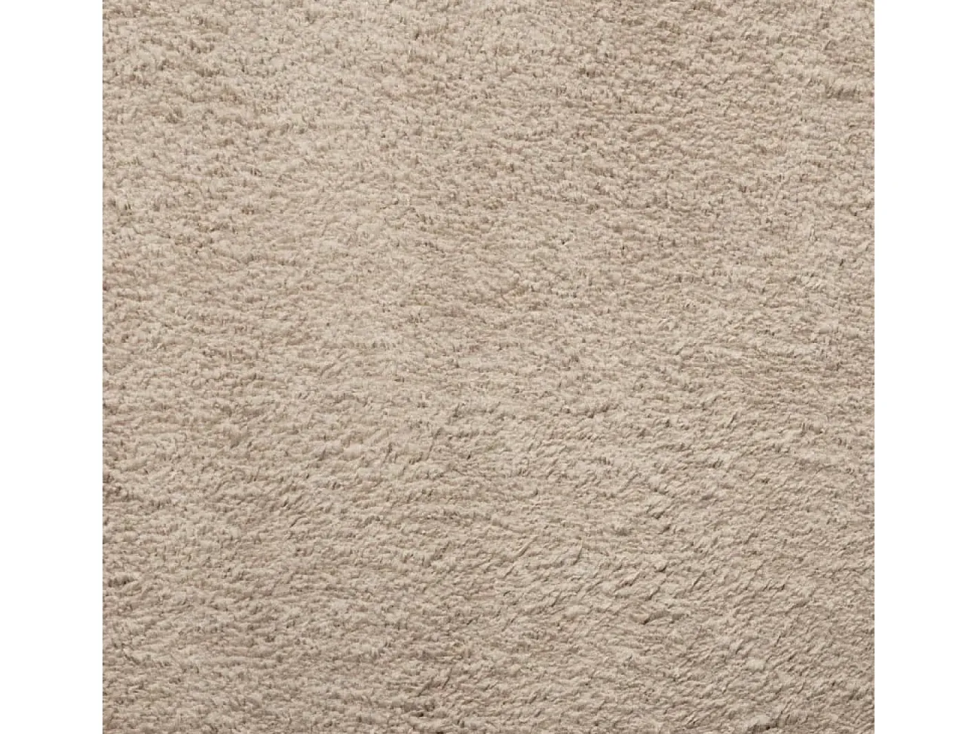 Alfombra HUARTE de pelo corto suave y lavable, color arena, Ø 120 cm Marru00f3n New