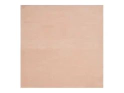New Alfombra HUARTE de pelo corto suave lavable rojo claro 160x160 cm Rosa