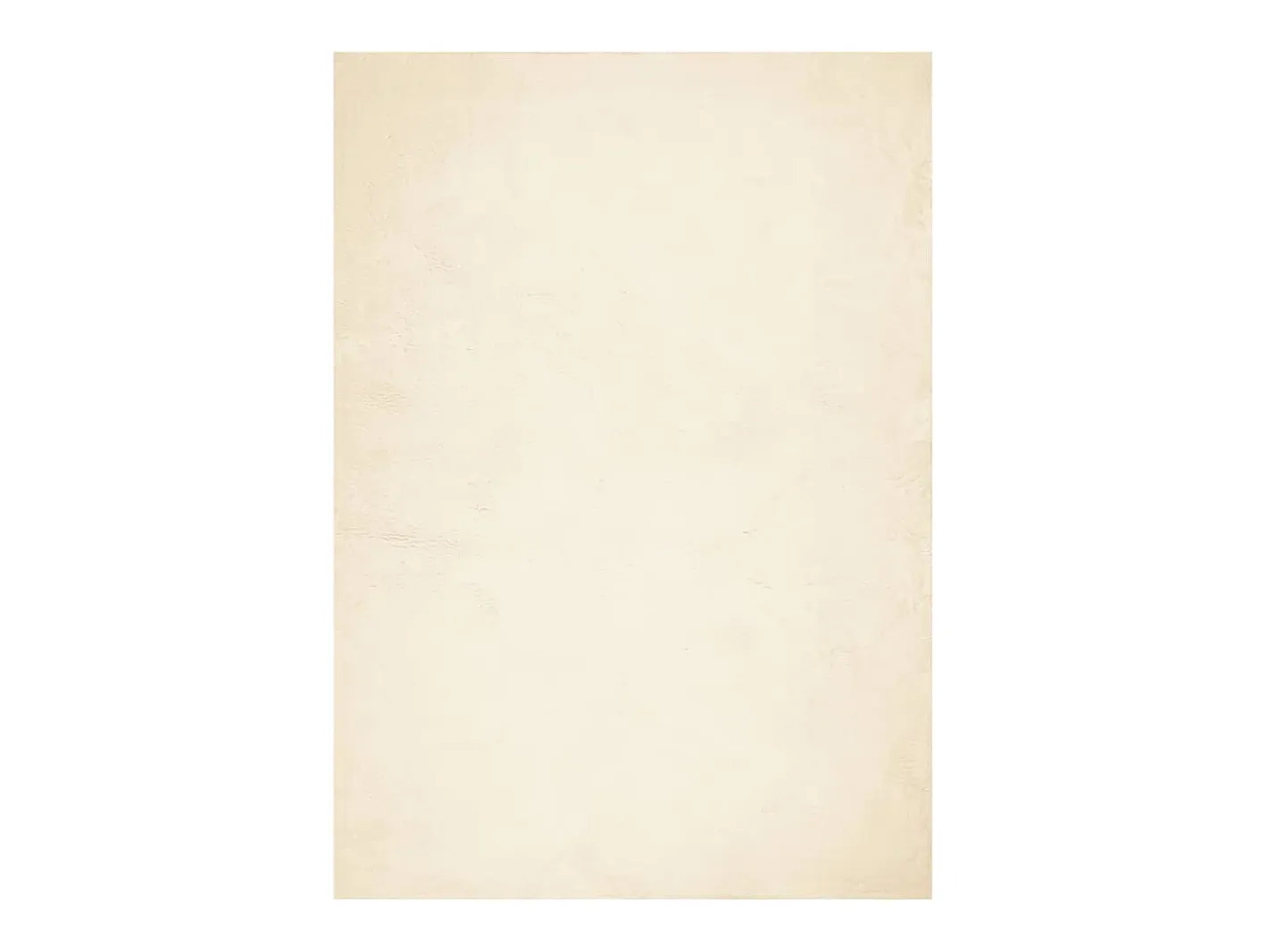Clearance Alfombra HUARTE de pelo corto suave y lavable color crema 200x280 cm Blanco