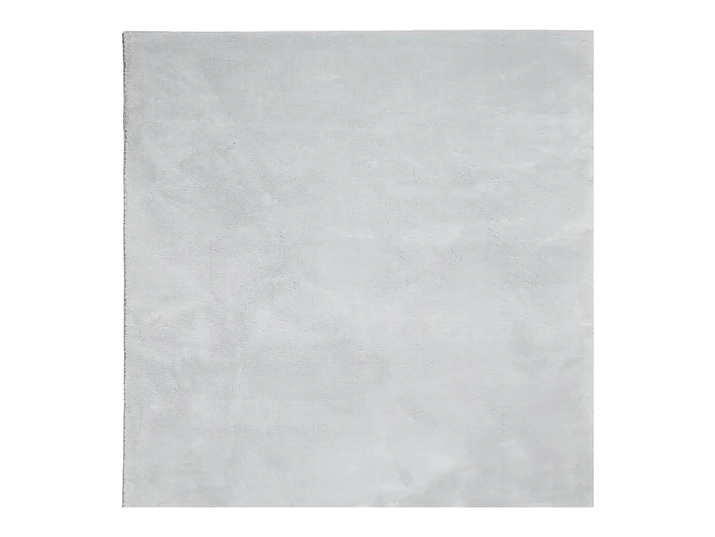 Alfombra HUARTE de pelo corto suave y lavable en 240x240 cm Gris
