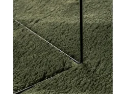 Alfombra HUARTE de pelo corto suave y lavable bosque 80x150cm Verde