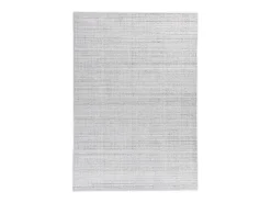 Alfombra De Salón-Alfombra Hygge de viscosa y lana 190x290 cm plata Boston Plateado