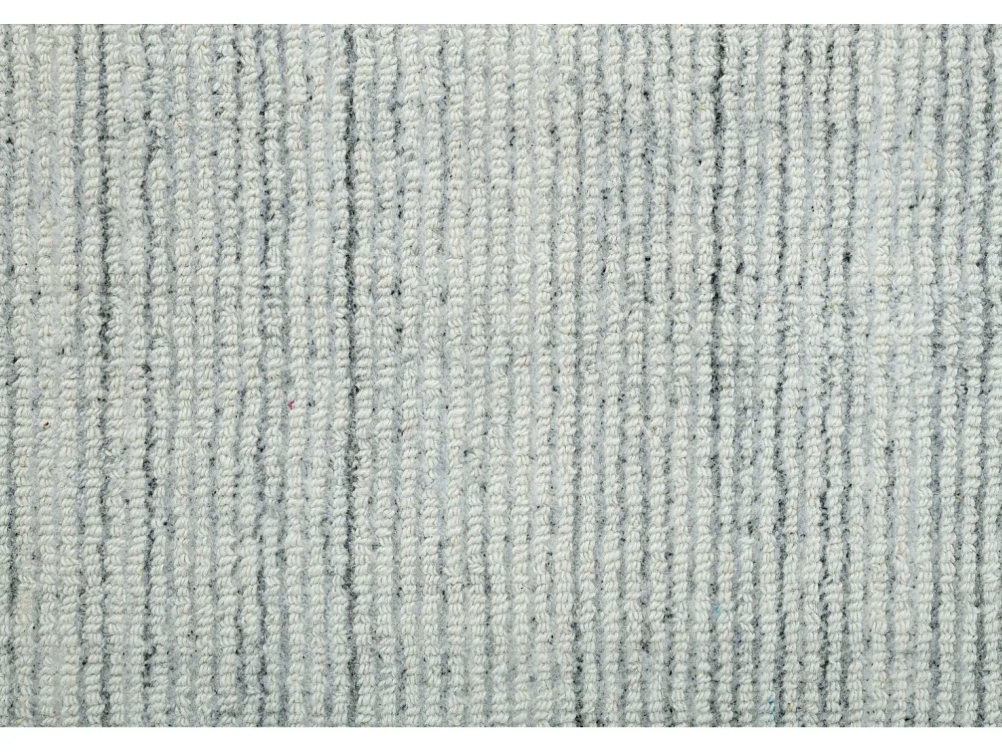 Alfombra De Salón-Alfombra Hygge de viscosa y lana 190x290 cm plata Boston Plateado