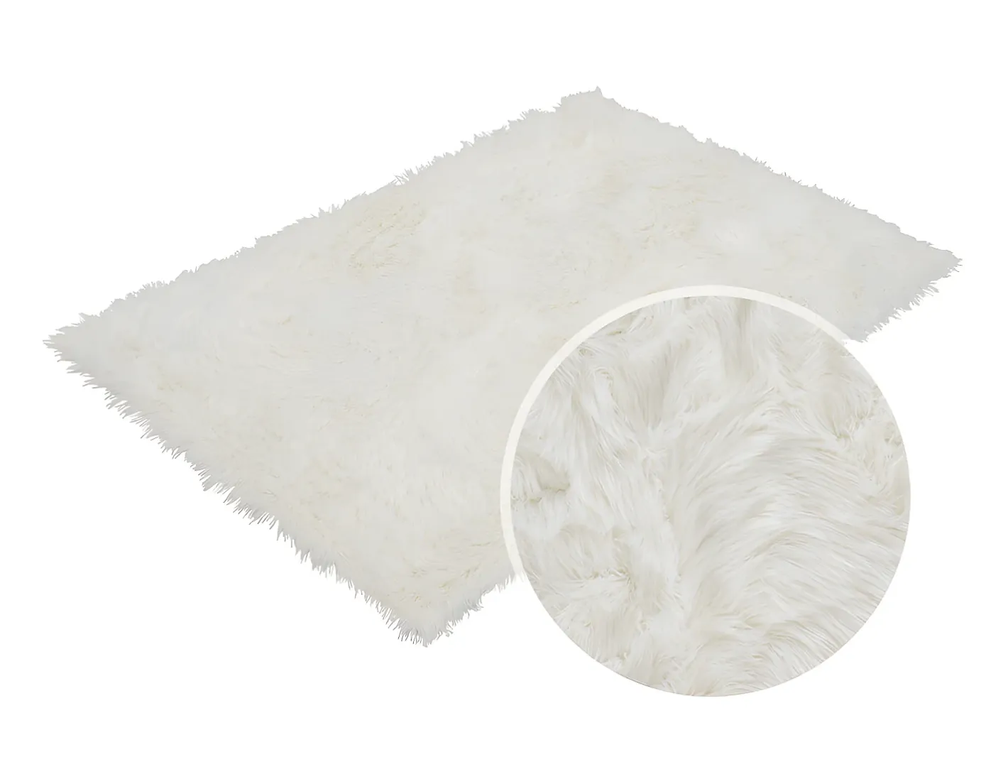Online OZAIA Alfombra imitando la piel de oveja SHEEP - 120x170cm Blanco